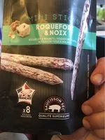 Mängden socker i Mini sticks roquefort et noix