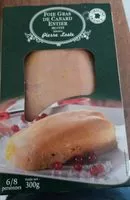 Mängden socker i Foie gras de canard entier mi cuit