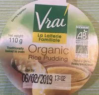 Mängden socker i Rice pudding