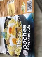 Mängden socker i 16 Œufs pochés cuits sous vide