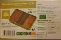 Mängden socker i Pâtes de fruits assorties Mini Cruz'Bio