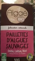 Mängden socker i Paillettes d'algues sauvages