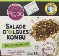 Mängden socker i Sakade d'algues kombu