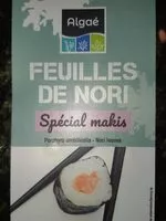 Mängden socker i Feuille de Nori - Algaé