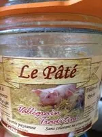 Mängden socker i Pate du fermier VALLEGRAIN