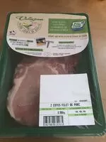 Mängden socker i 2 côtes filet de porc