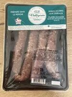 Mängden socker i 4 chipolatas oignon-herbes