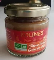 Mängden socker i Dessert de fruits Pomme Orange épices de Noël