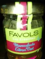 Mängden socker i Marmelade citron vert