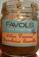 Mängden socker i Confiture délice pomme framboise crumble