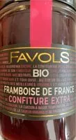Mängden socker i Confiture extra framboise de France