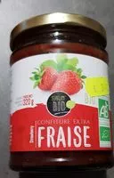 Mängden socker i Confiture fraise extra bio