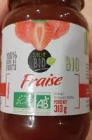 Mängden socker i Confiture sublim'bio fraise