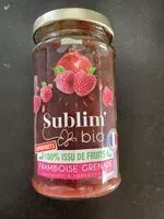 Mängden socker i Sublim bio framboise grenade