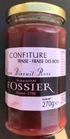 Mängden socker i Confiture fraise-fraise des bois au biscuit rose