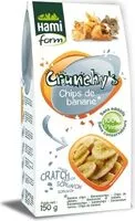 Mängden socker i Hamiform - Crunchy's Chips De Banane Pour Rongeur - 150G