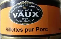 Mängden socker i rillette pur porc