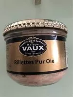 Mängden socker i Rillettes Pur Oie