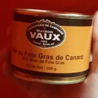 Mängden socker i Pâté au foie gras de canard