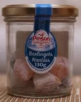 Mängden socker i Berlingots Nantais