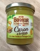 Mängden socker i Citron à tartiner