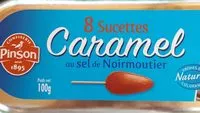Mängden socker i Sucettes caramel au sel de Noirmoitier