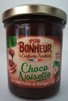 Mängden socker i Choco noisette à tartiner