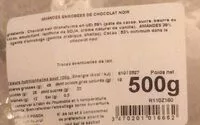 Mängden socker i Amandes enrobées de chocolat