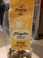 Mängden socker i Mogettes 3cchocilats coeur nougatine