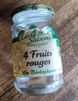 Mängden socker i Confiture bio aux 4 fruits rouges LES 4 SAISONS