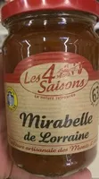 Mängden socker i Mirabelle de Lorraine