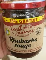 Mängden socker i Rhubarbe rouge +25% GRATUIT