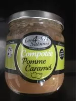 Mängden socker i Compotee pomme caramel