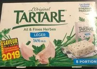 Mängden socker i Tartare léger