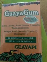 Mängden socker i Guayapi Guayagum Guarana / Acérola - Etuis