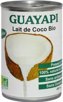 Mängden socker i Lait de coco - boîte de