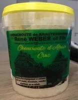 Mängden socker i Choucroute d'alsace crue