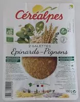 Mängden socker i Galettes épinards-pignons
