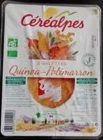 Mängden socker i 2 galettes quinoa-potimarron
