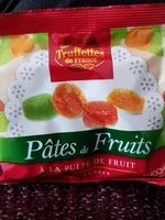 Mängden socker i Pâtes de fruits à la pulpe de fruit