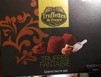 Mängden socker i Truffes fantaisie caramel beurre salé