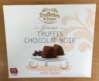 Mängden socker i French Truffles Dark Chocolate 70% Cacao 250G