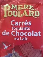 Mängden socker i Carrés fondants de chocolat au lait