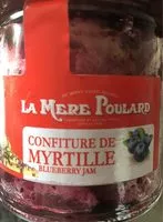 Mängden socker i Confiture de myrtille