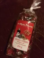 Mängden socker i Caramels tendres au beurre salé de Guérande