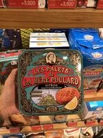 Mängden socker i Palets Au Citron