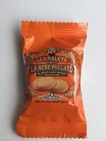 Mängden socker i Les palets de la mère poulard