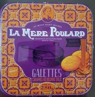 Mängden socker i Galette caramel au beurre salé
