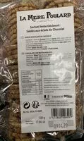 Mängden socker i Sachet Vente Déclassé : Sablés aux éclats de Chocolat