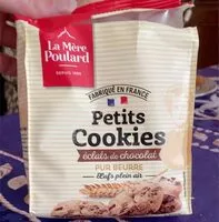 Mängden socker i Petits cookies éclats de chocolat